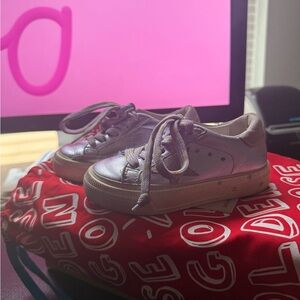 Golden Goose Kids Metallic Sneakers